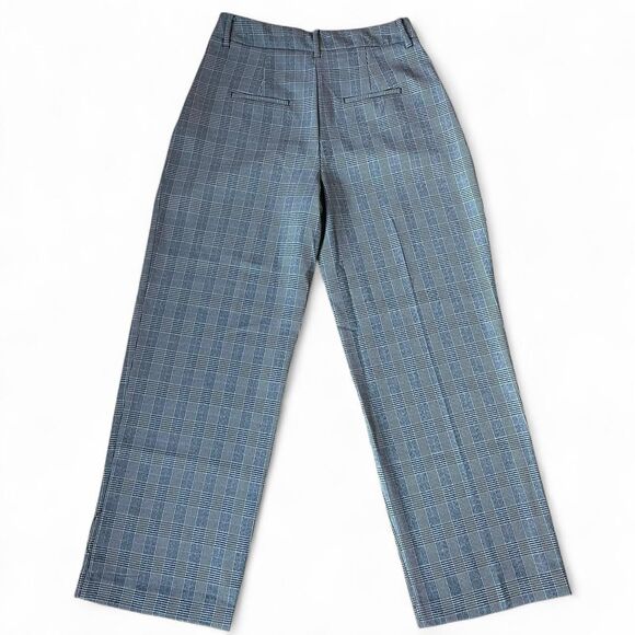 Nine West Black and White Wide Leg, High-Waist Trouser - Picture 3 of 8